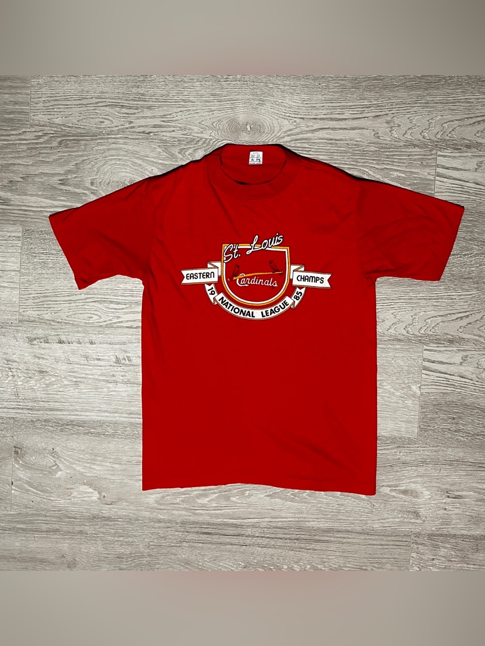 1985 MLB St. Louis Cardinals National League Eastern Champs Graphic T-Shirt